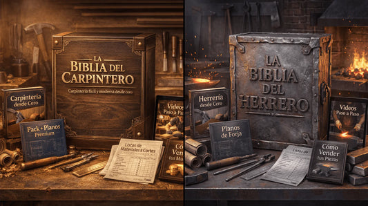 La Biblia del Carpintero + La Biblia del Herrero: Madera & Metal 2X1